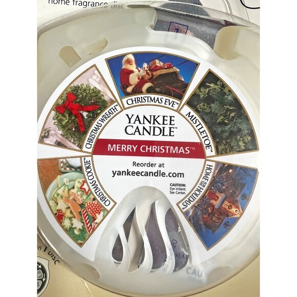 NIB Yankee Candle Merry Christmas  Scent Stories Home Fragrance Disc w/ 5 Scents - Picture 3 of 3
